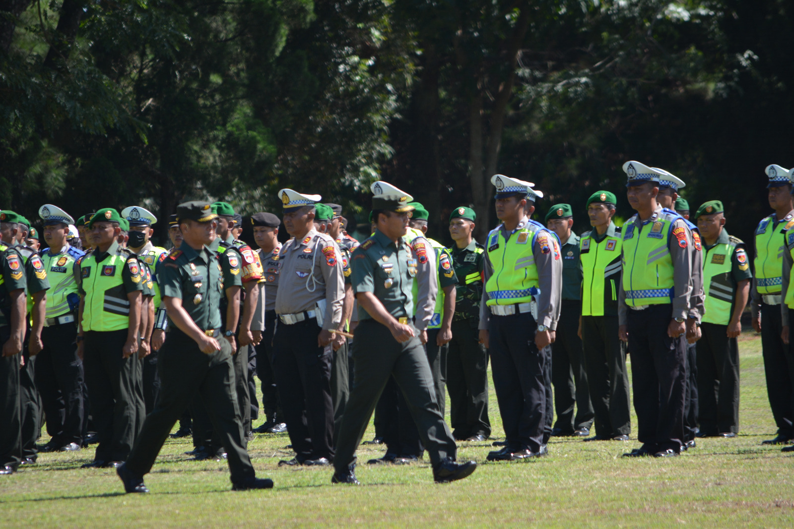 Danrem 073/Mkt Pimpin Apel Gelar PAM VVIP Kunker Presiden RI